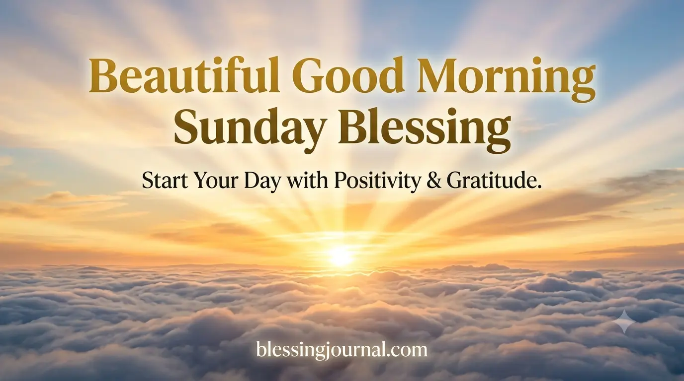 150+ Beautiful Good Morning Sunday Blessings & Prayers to Start Your Day with Peace