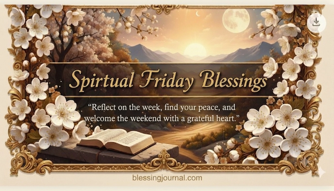 Friday to weekend blessings transition image