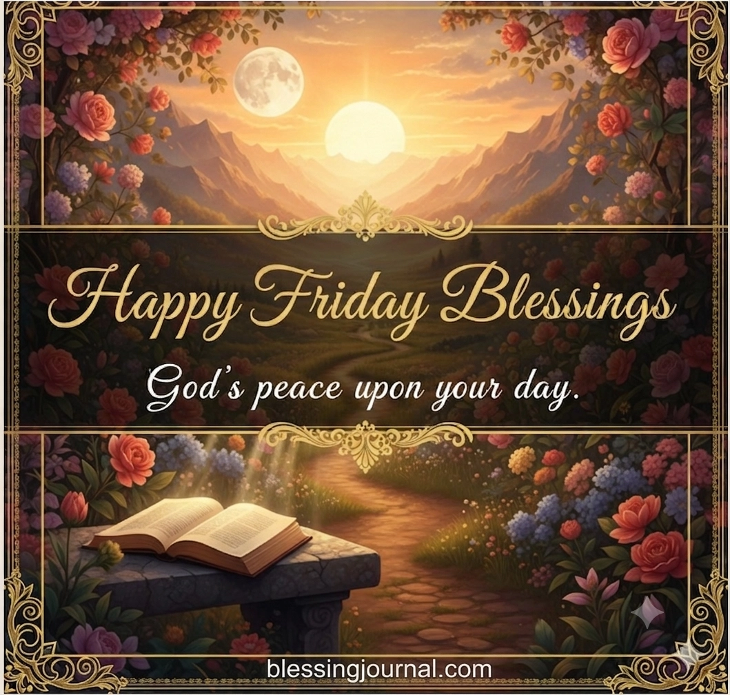 Friday blessings for family and friends morning greeting