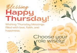 Thursday Morning Greetings & Blessings (2026)