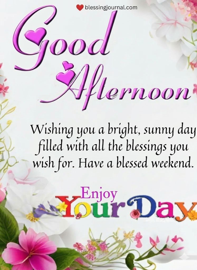 Weekend Blessings