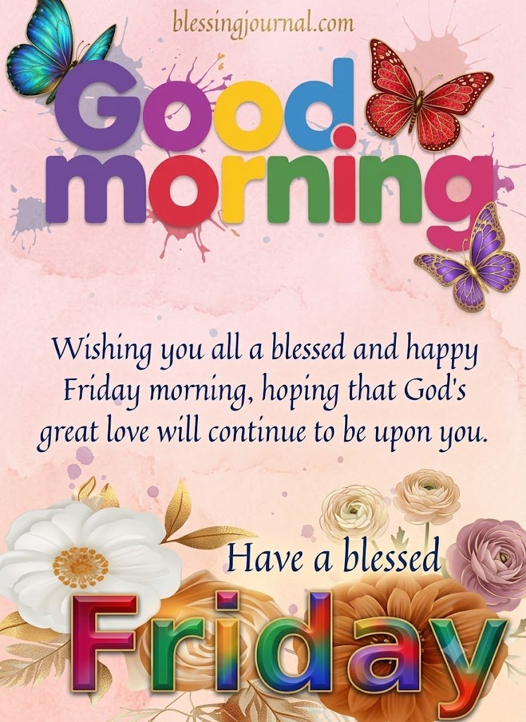 Happy Weekend Friday Blessings